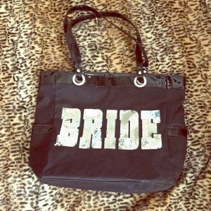 Bride Sequined Tote Bag